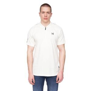 Henleys Mens Tapehen Polo Shirt / White